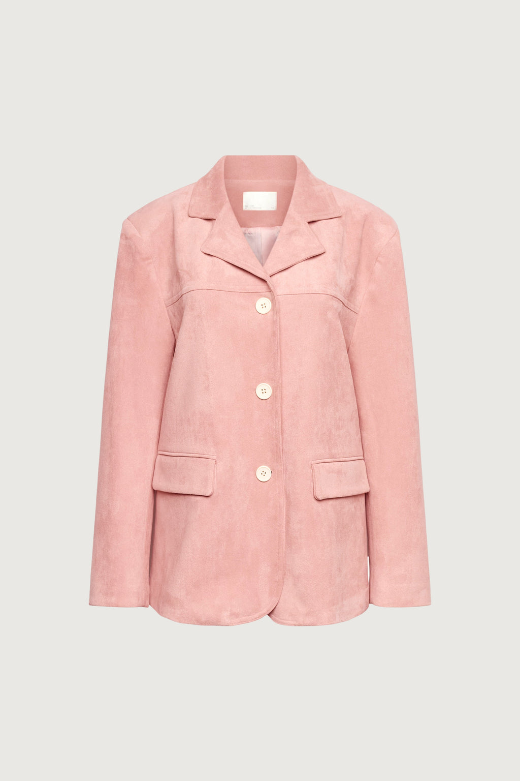 BLAZER OVERSIZE EN DAIM VEGAN