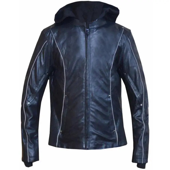 Veste de moto à capuche pour femme Unik International