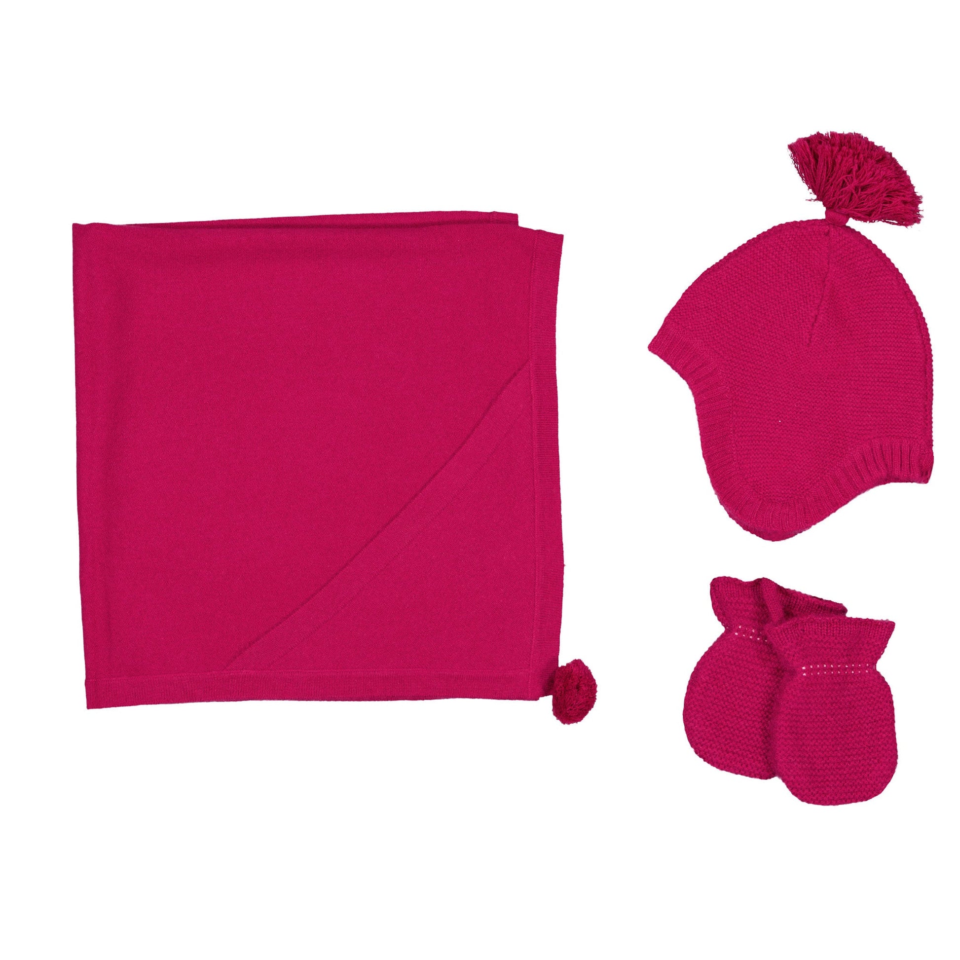 Baby Cashmere Gift Box - Magenta