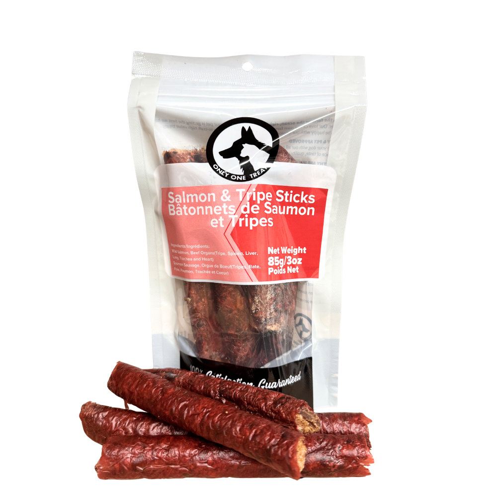 Salmon & Beef Tripe Sticks 110g