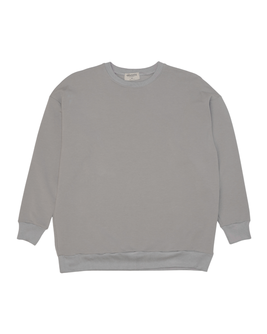 Le sweat-shirt basique en gris
