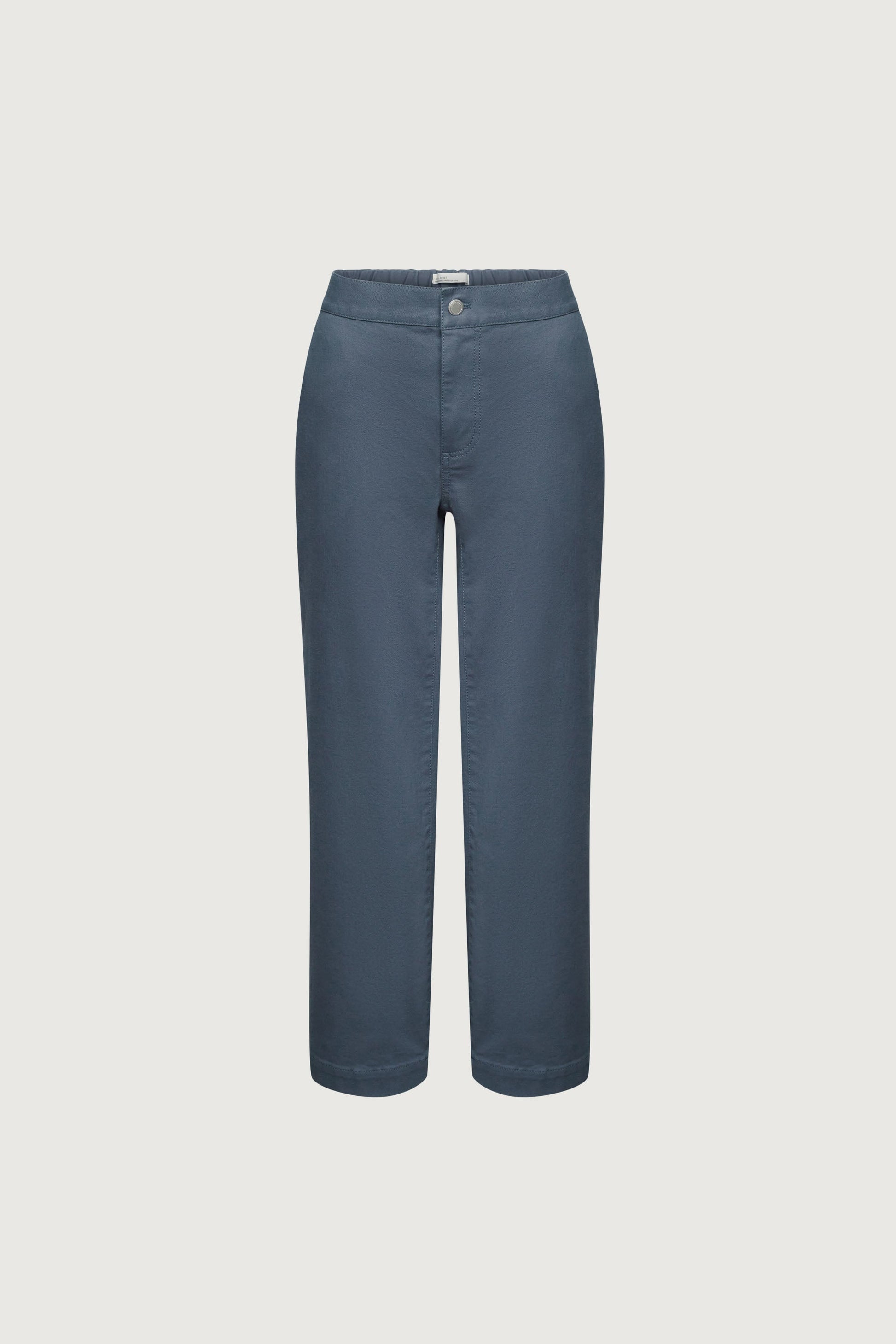 PANTALON LARGE EN SERGÉ LONG