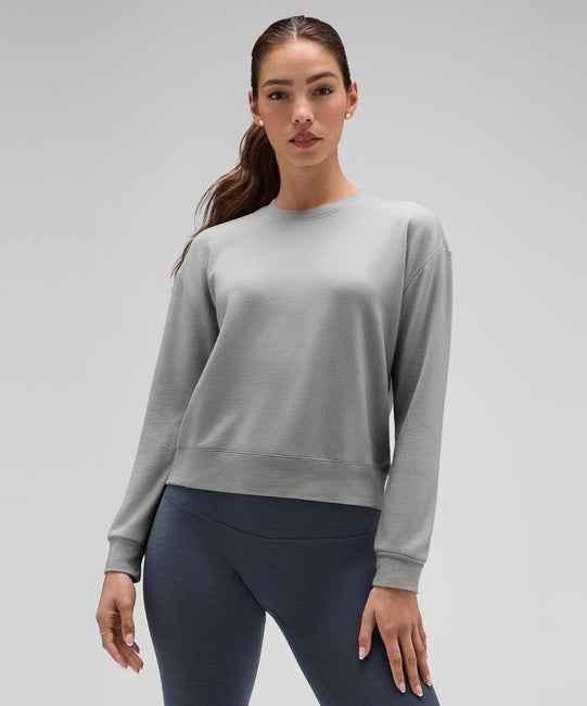Sweat-shirt Boxy en laine mérinos pour femme