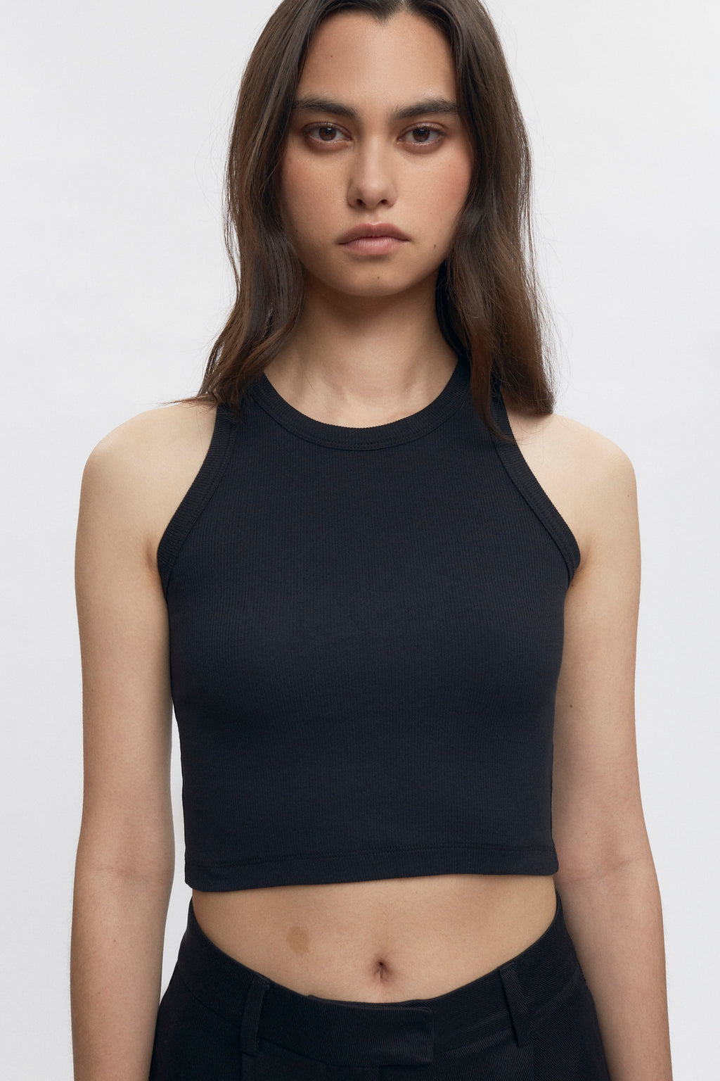 Women's Crop Racer Tank