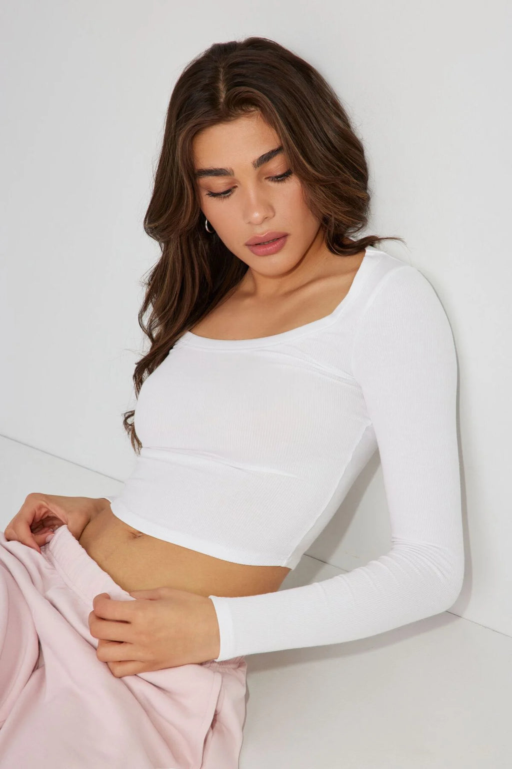 Pamela Long Sleeve Scoop Neck Top