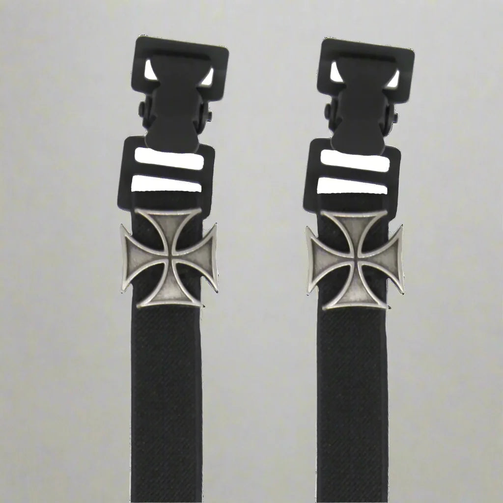 Attache-pantalon de moto Iron Cross