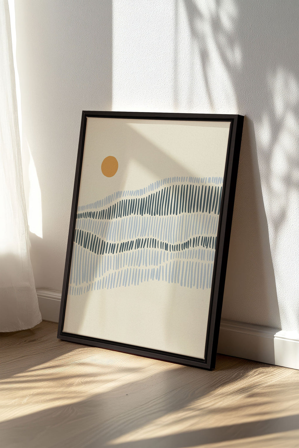 WAVES, Stretched Canvas Artwork