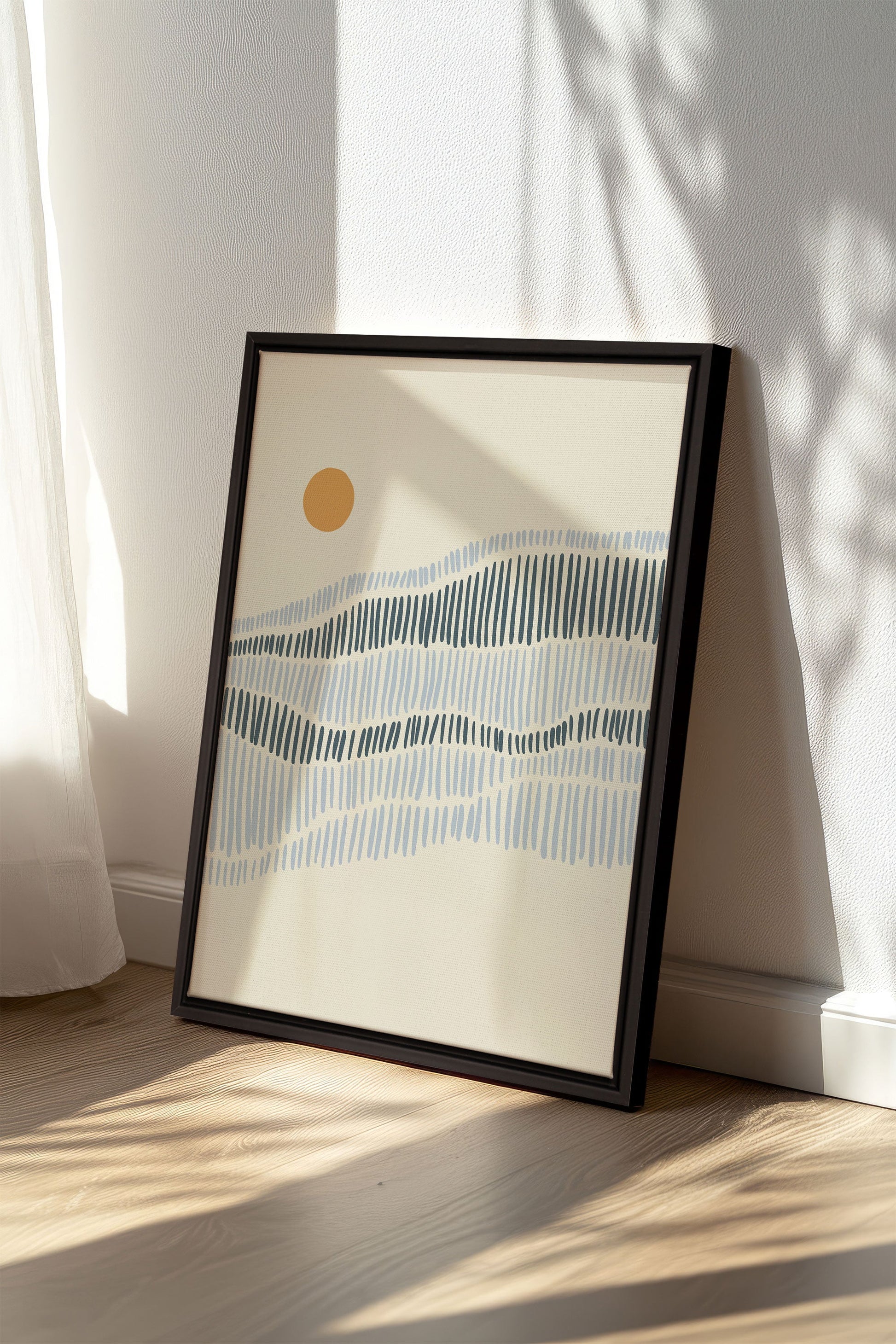 WAVES, Stretched Canvas Artwork