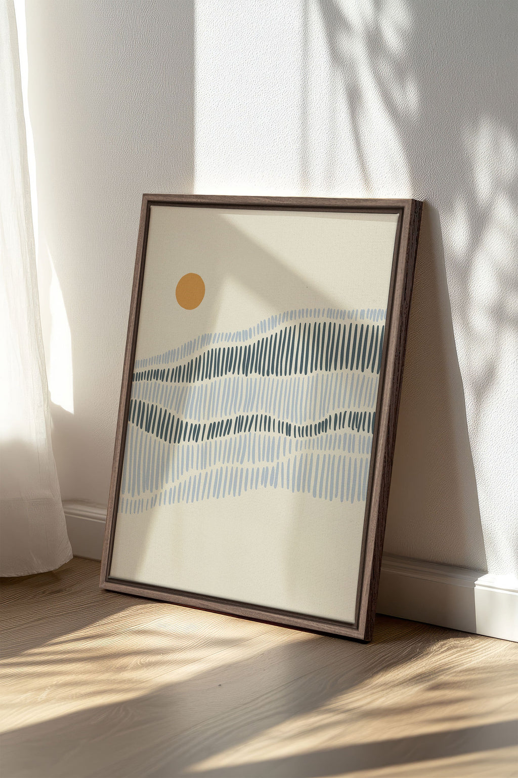 WAVES, Stretched Canvas Artwork