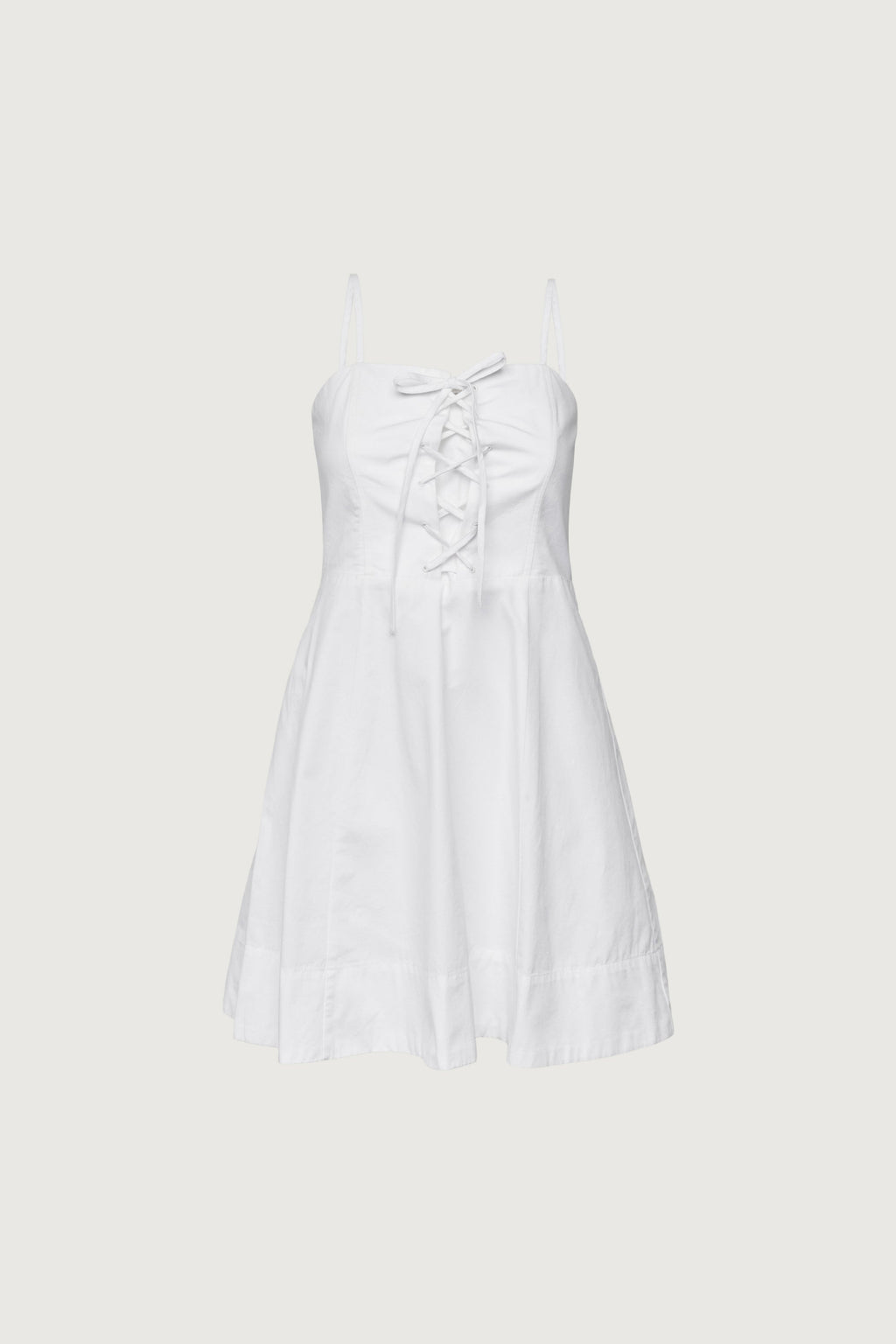 MINI-ROBE BUSTIER À LACETS