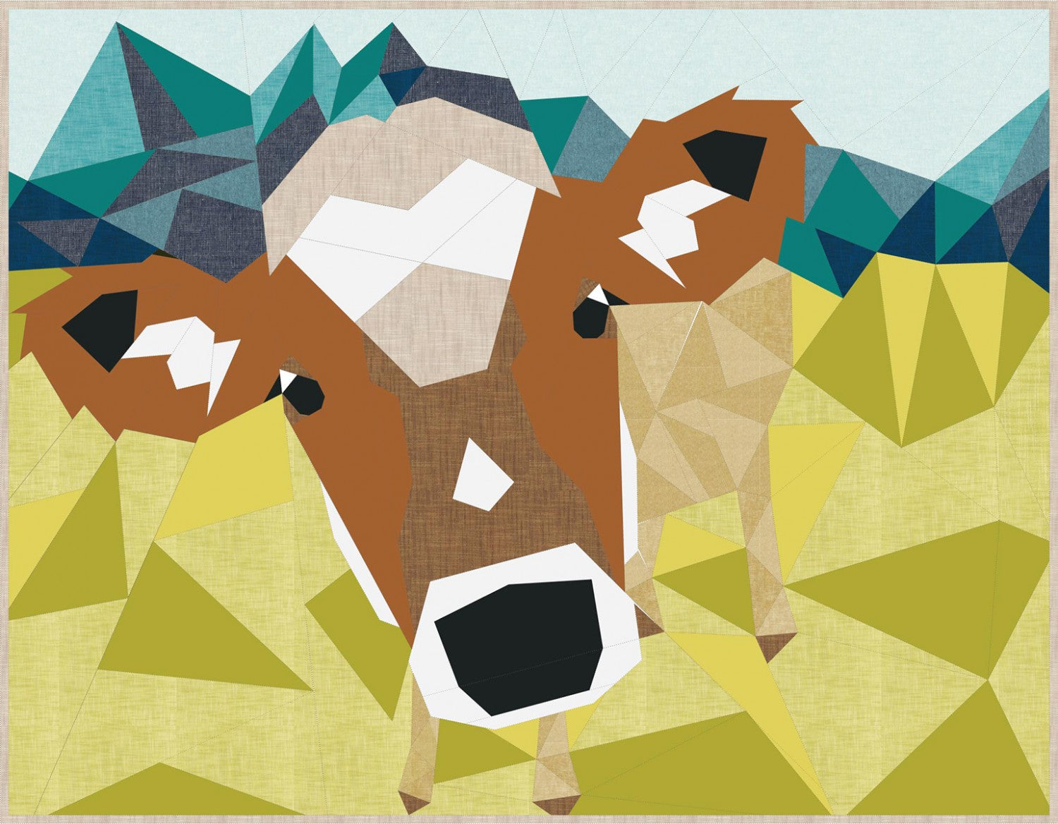 Violet Craft - The Cow Abstractions Quilt Pattern