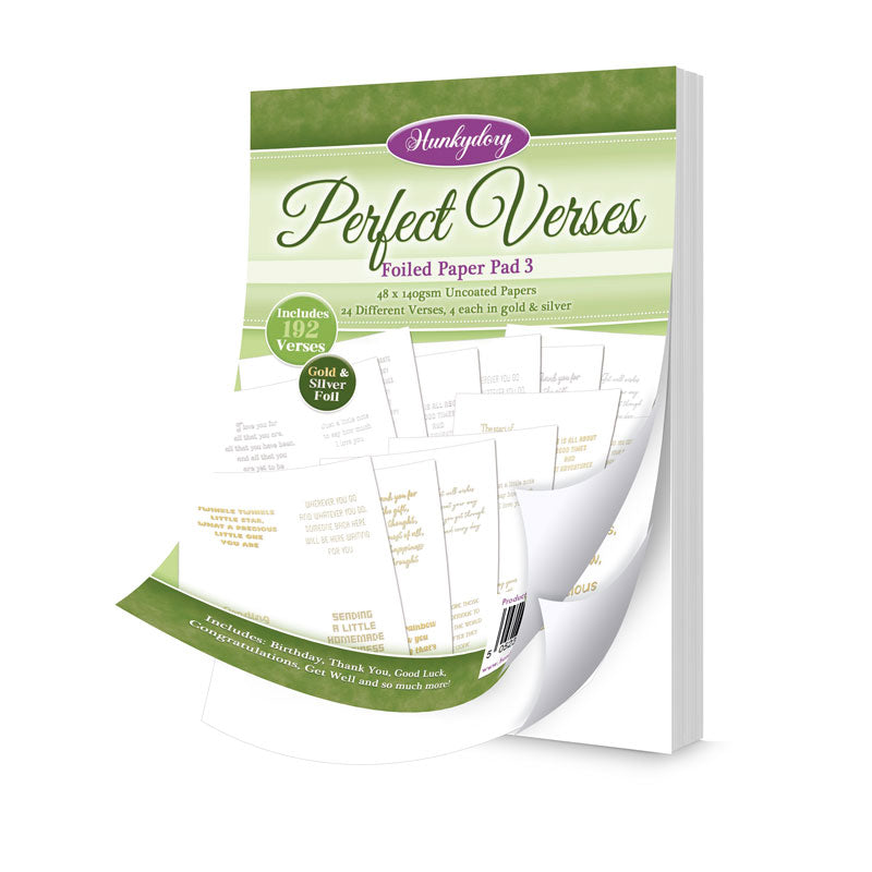 Perfect Verses Foiled Paper Pad 3