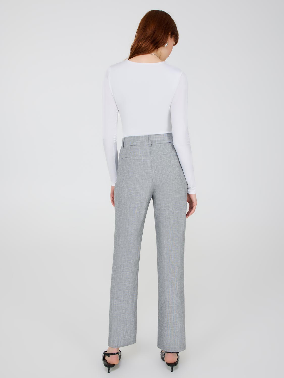 Pantalon droit à devant propre