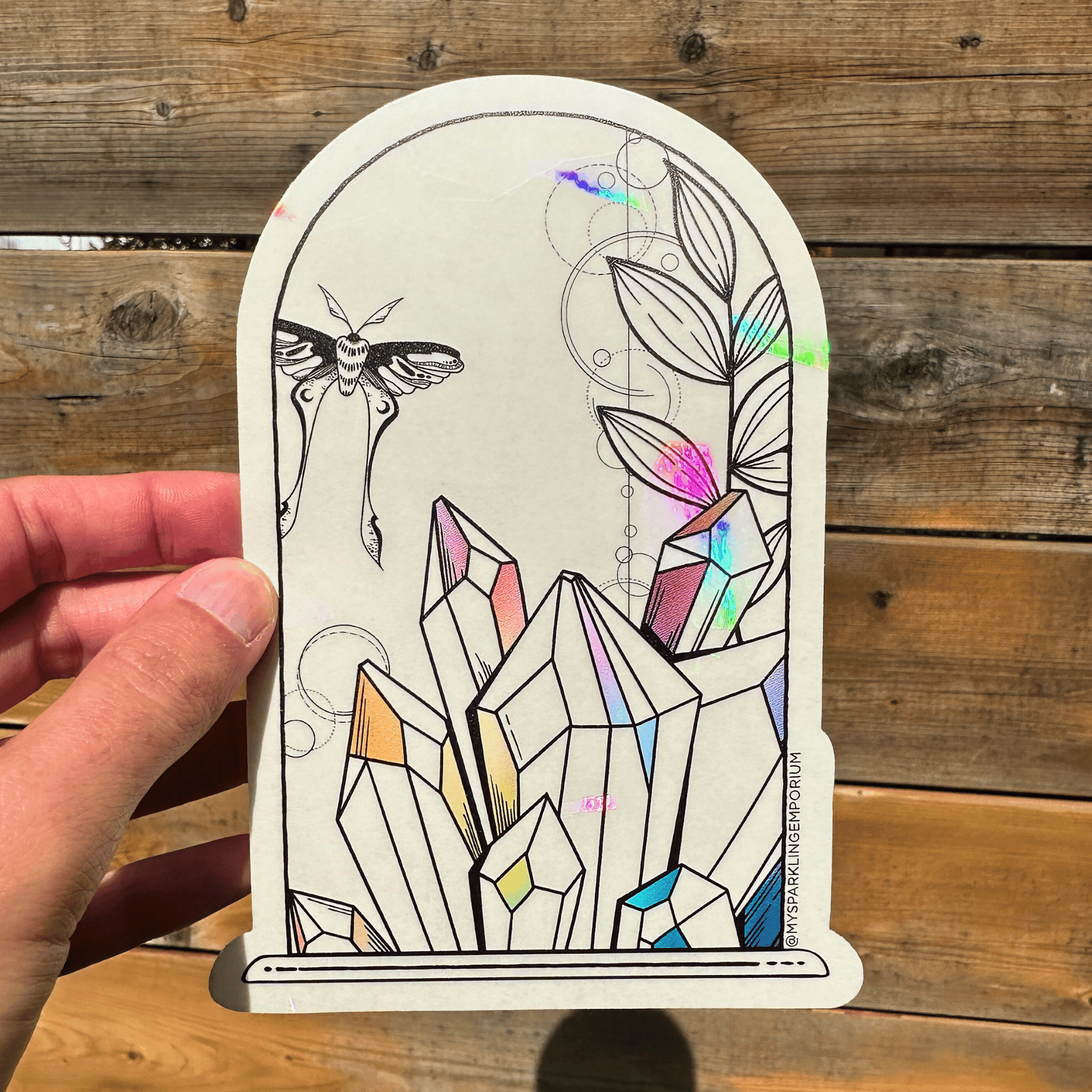 Vivarium Suncatcher Sticker