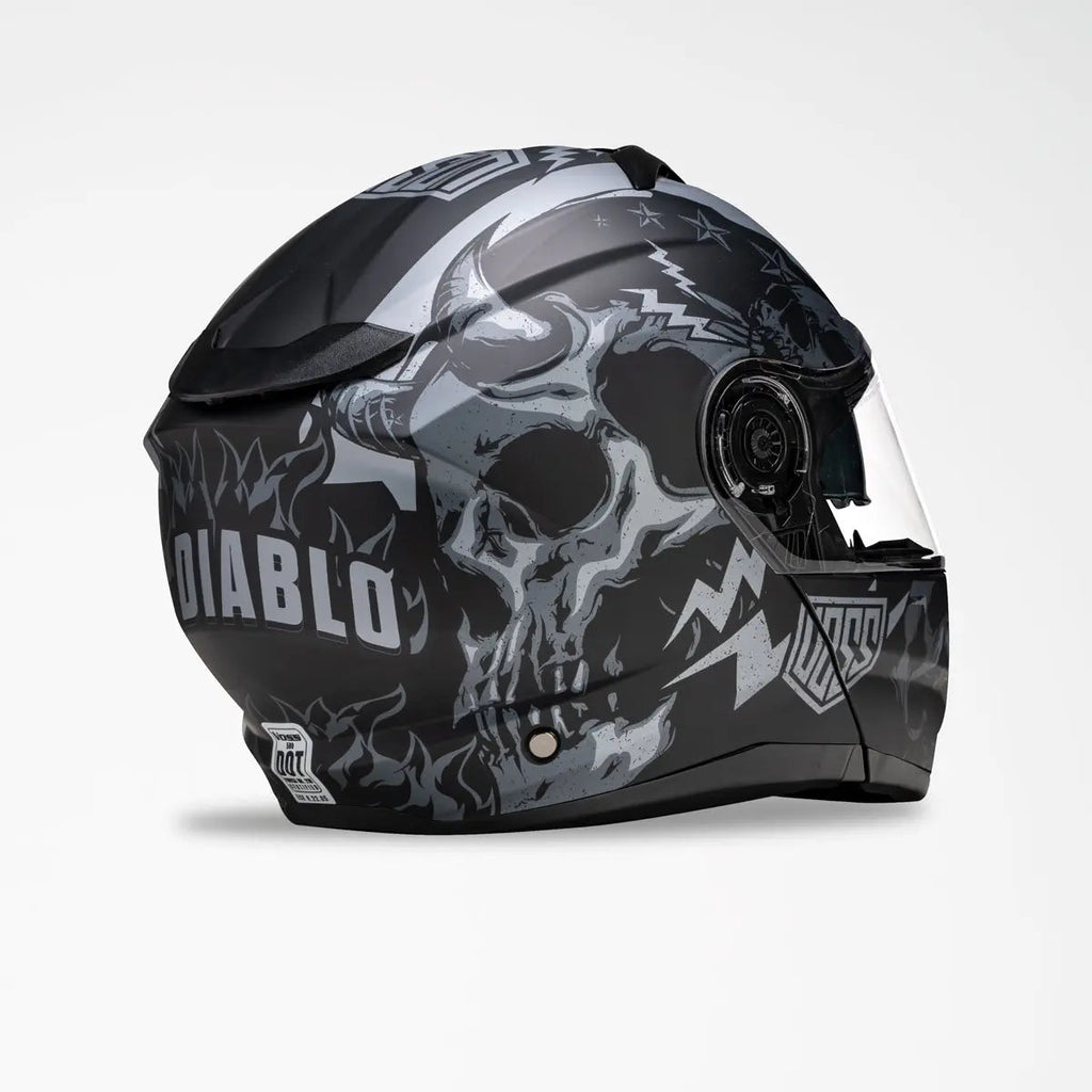 VOSS 580 Conquest Modular Two Tone El Diablo Helmet