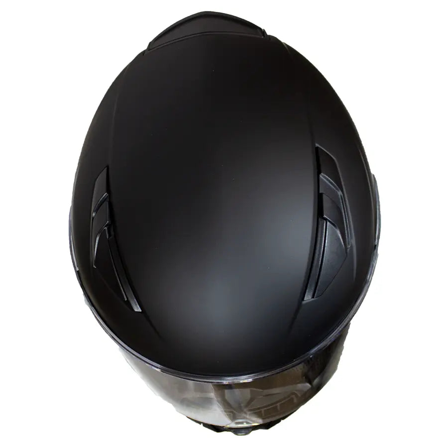 VOSS 988 MOTO-1 Matte Black Helmet