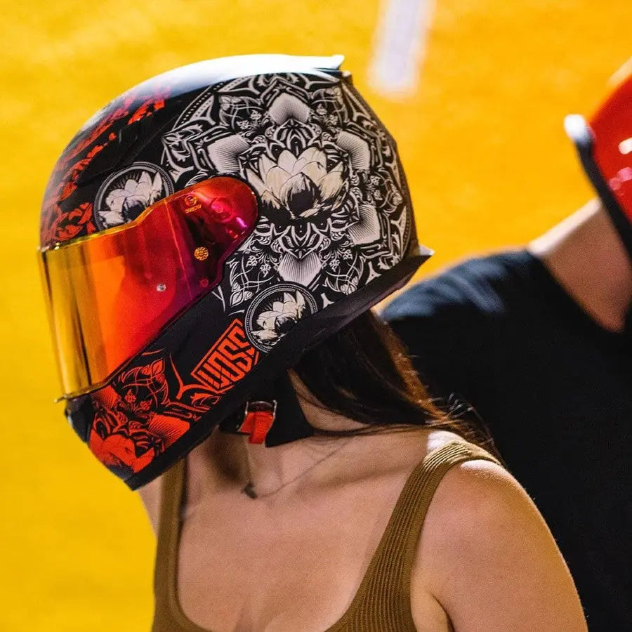 VOSS 988 Moto-1 Mandala Helmet
