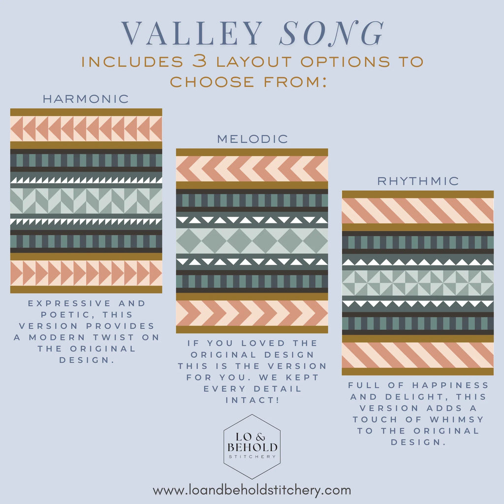 Valley Song Quilt PATTERN