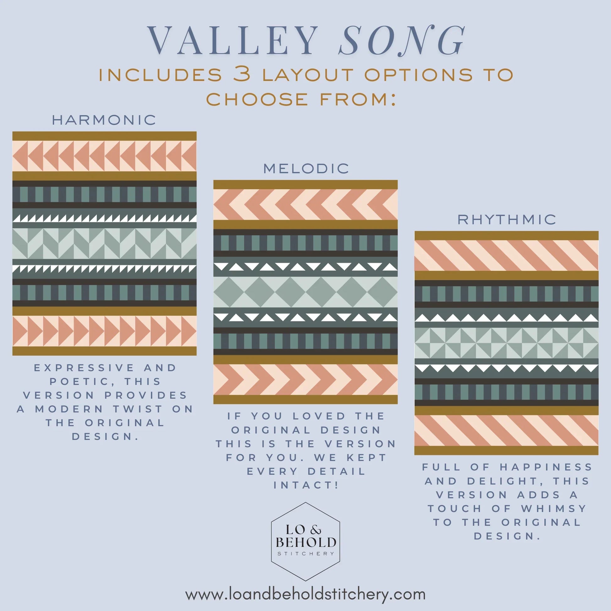 Valley Song Quilt PATTERN