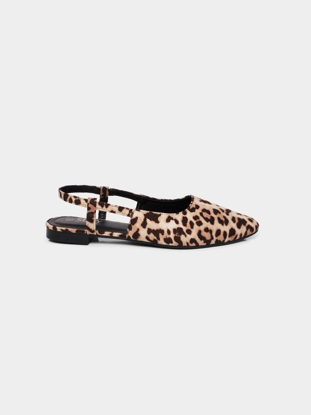 Leopard Print Slingback Flats