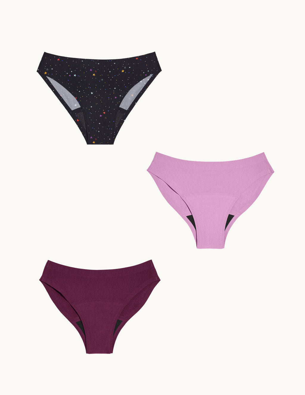 Teen Super Leakproof® No-Show Bikini 3-Pack