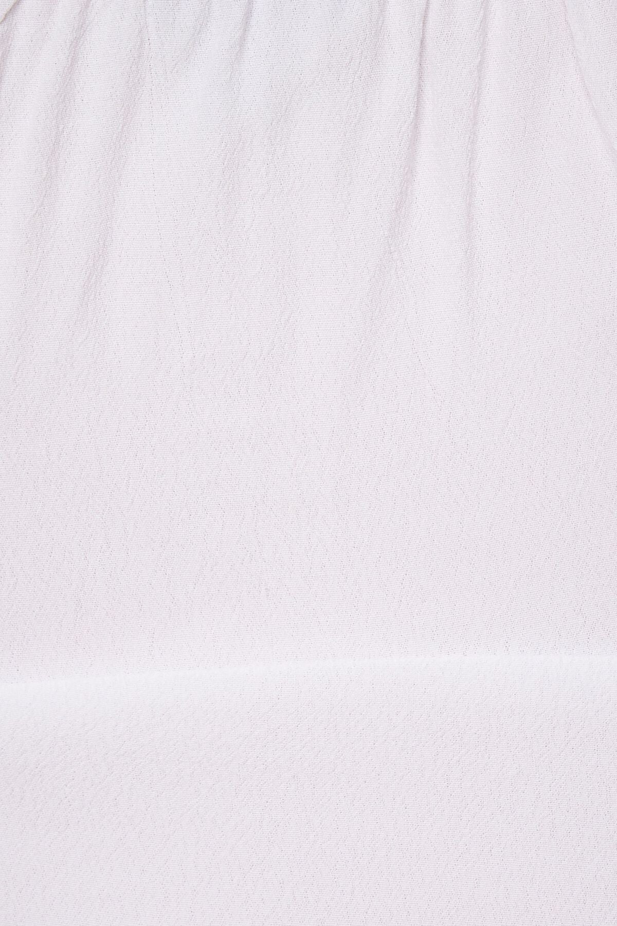 Chemisier à manches courtes froncées