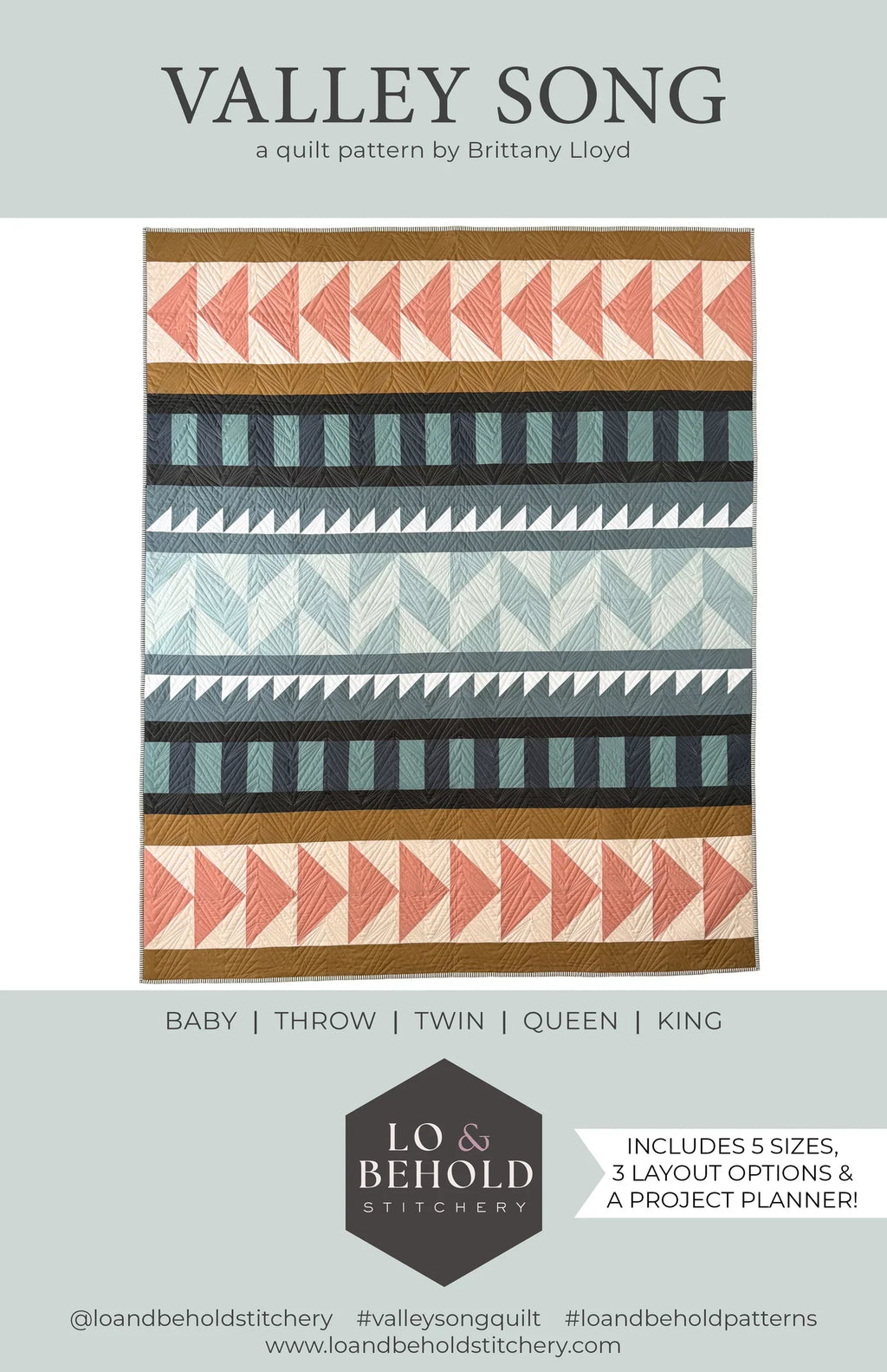 Valley Song Quilt PATTERN