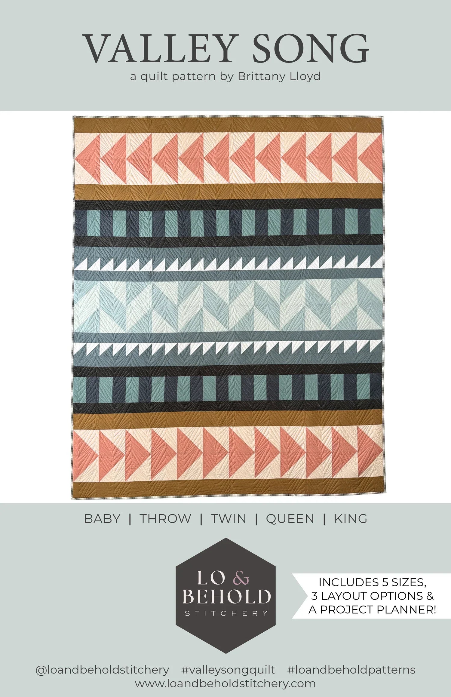 Valley Song Quilt PATTERN