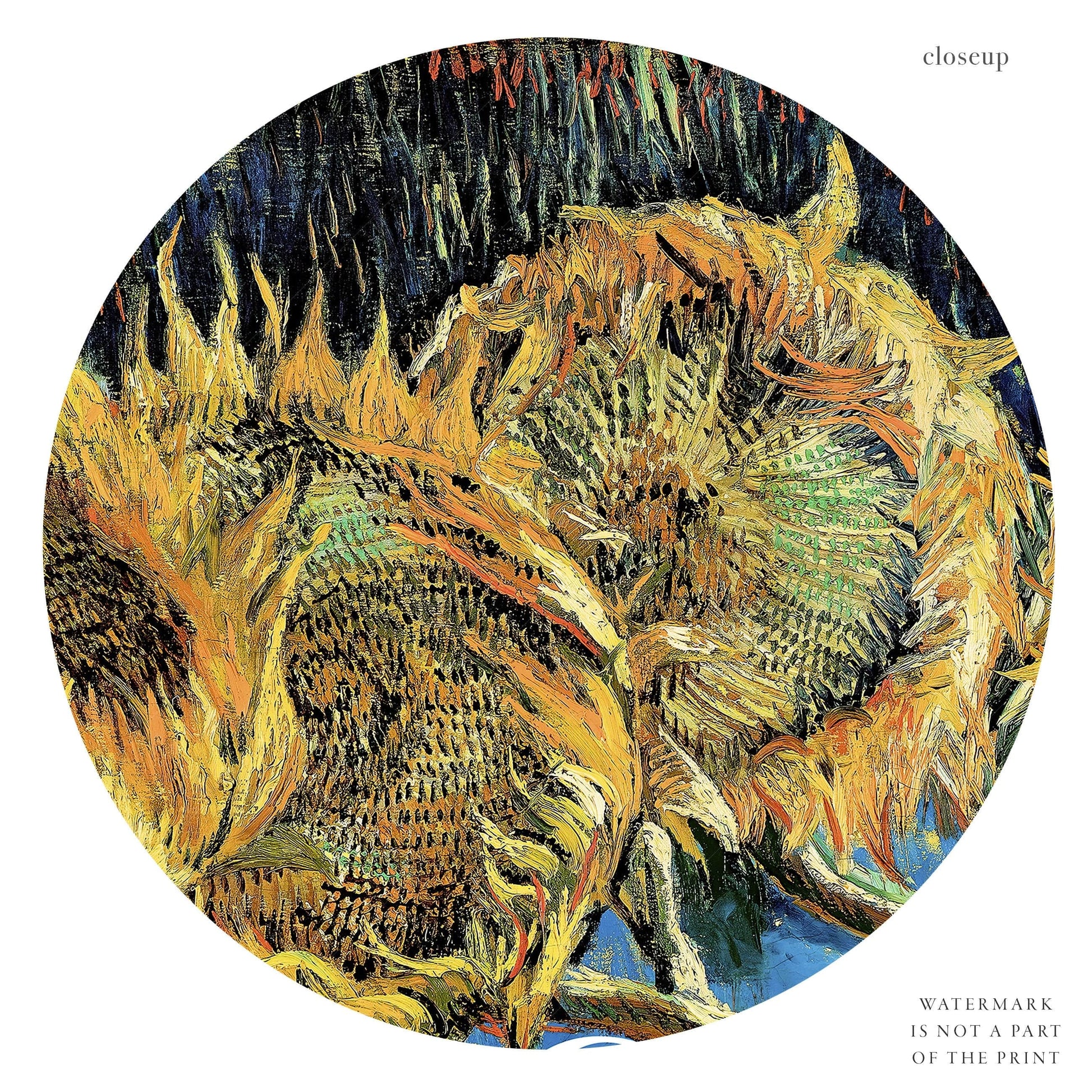 Vincent Van Gogh Sunflowers 1887 Art Print – Famous Painting Wall Art