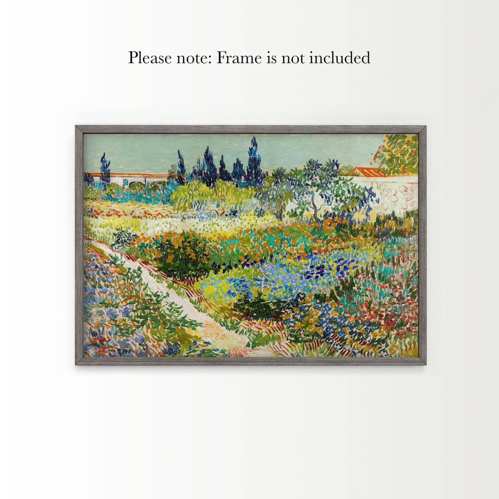 Vincent van Gogh Garden at Arles Art Print – Famous Painting Wall Decor