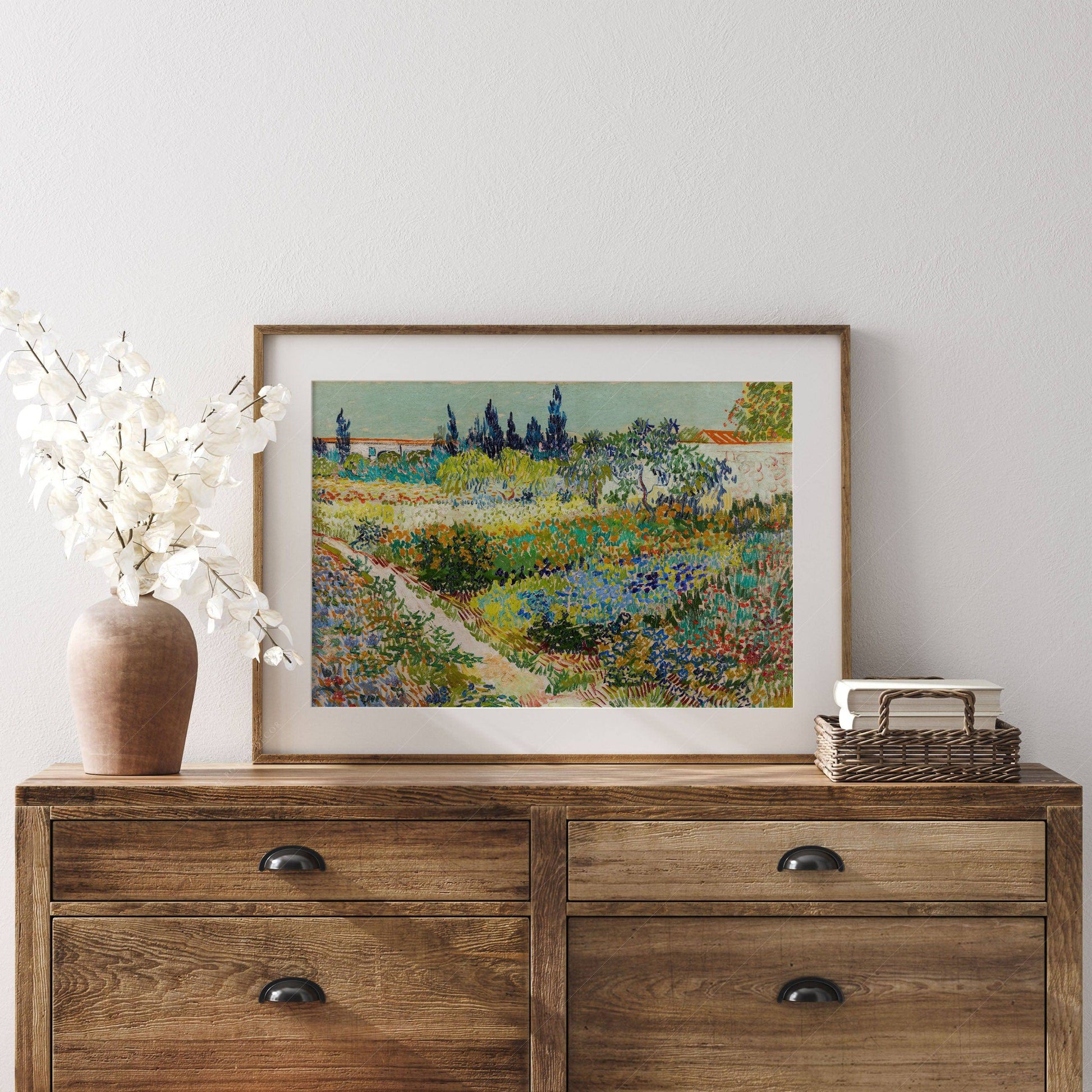 Vincent van Gogh Garden at Arles Art Print – Famous Painting Wall Decor