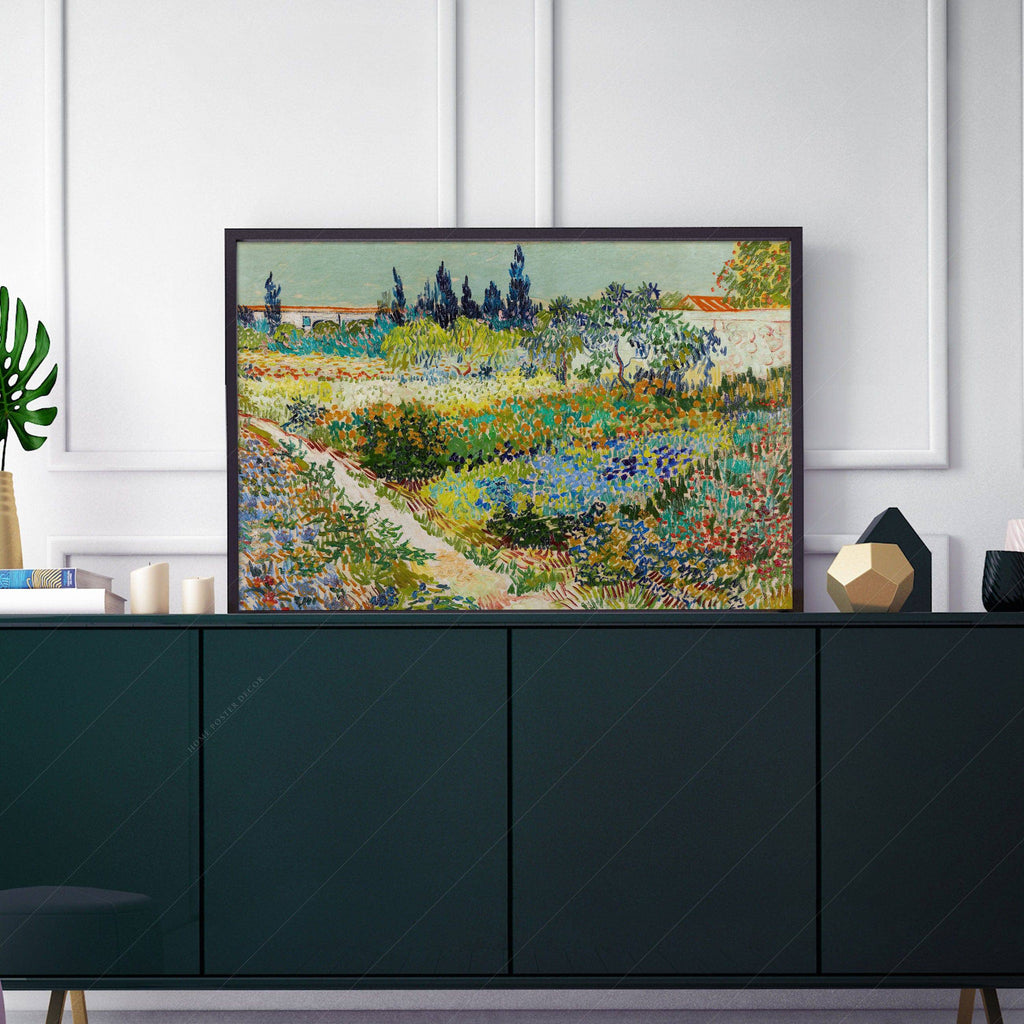 Vincent van Gogh Garden at Arles Art Print – Famous Painting Wall Decor