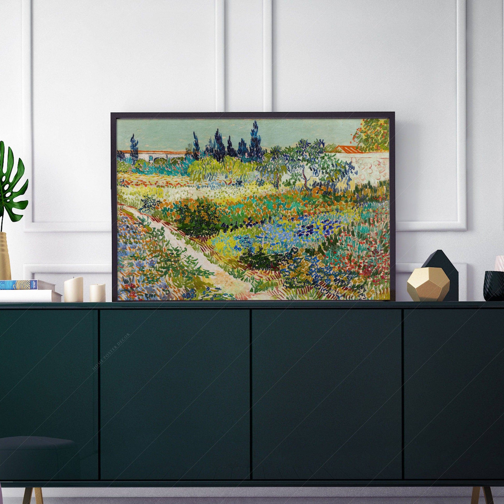 Vincent van Gogh Garden at Arles Art Print – Famous Painting Wall Decor