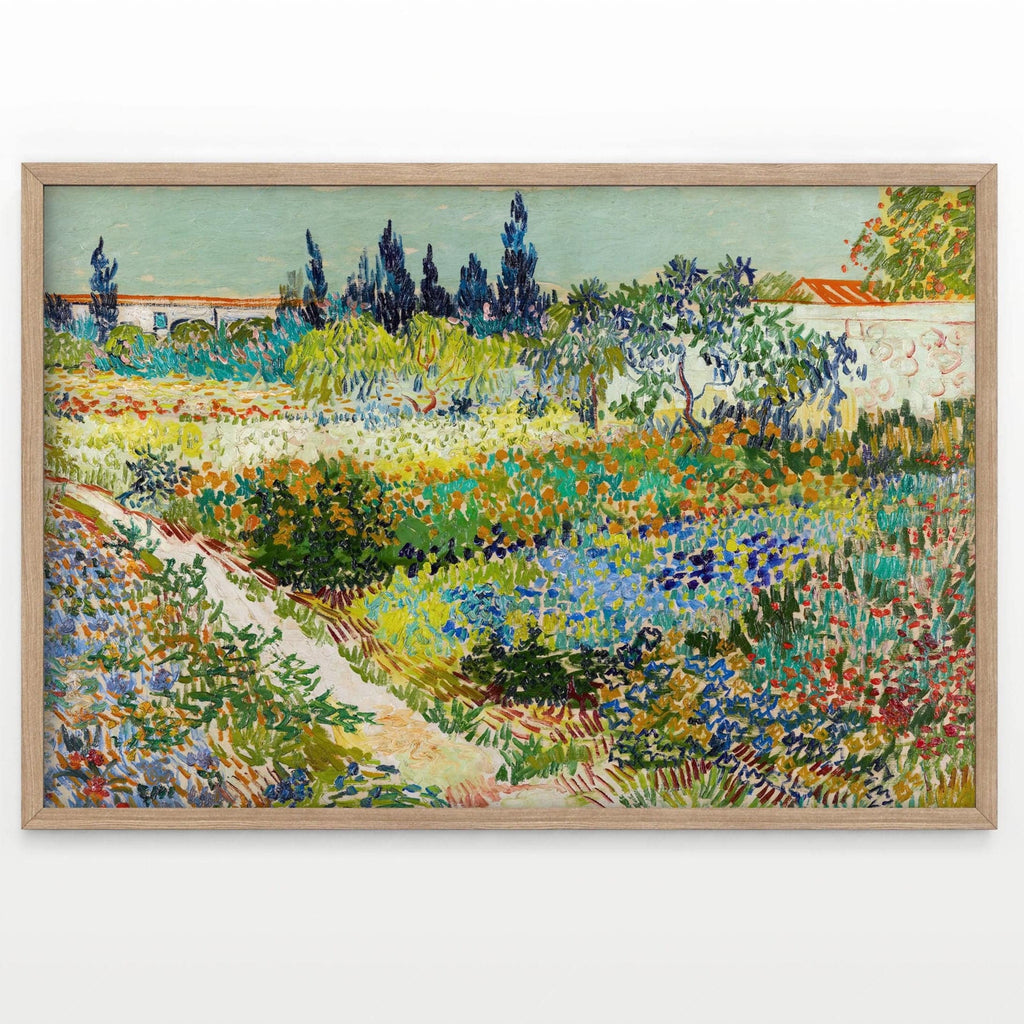 Vincent van Gogh Garden at Arles Art Print – Famous Painting Wall Decor