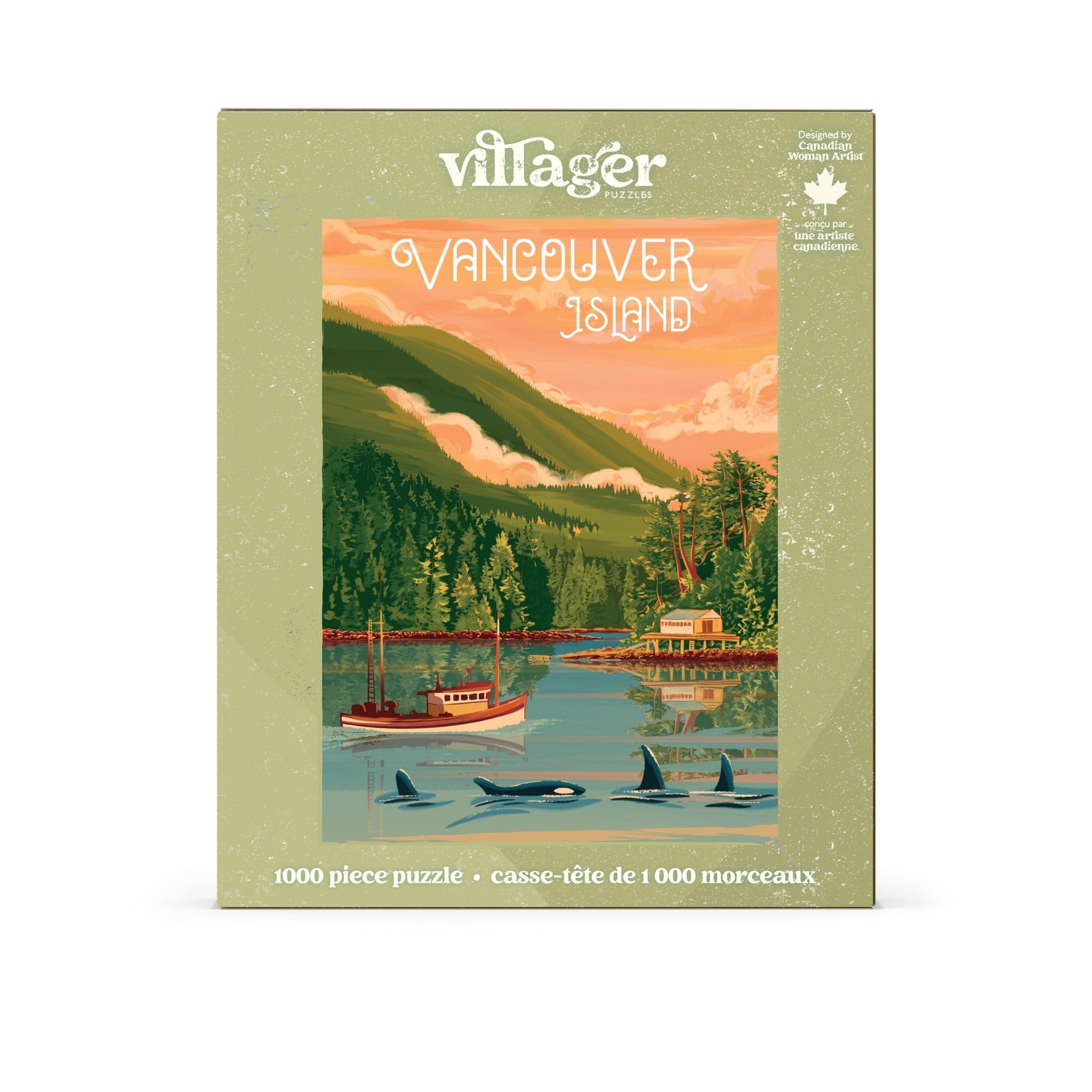 Vancouver Island | 1000-Piece Puzzle for Adults | Designed in Canada by Capri Sadler