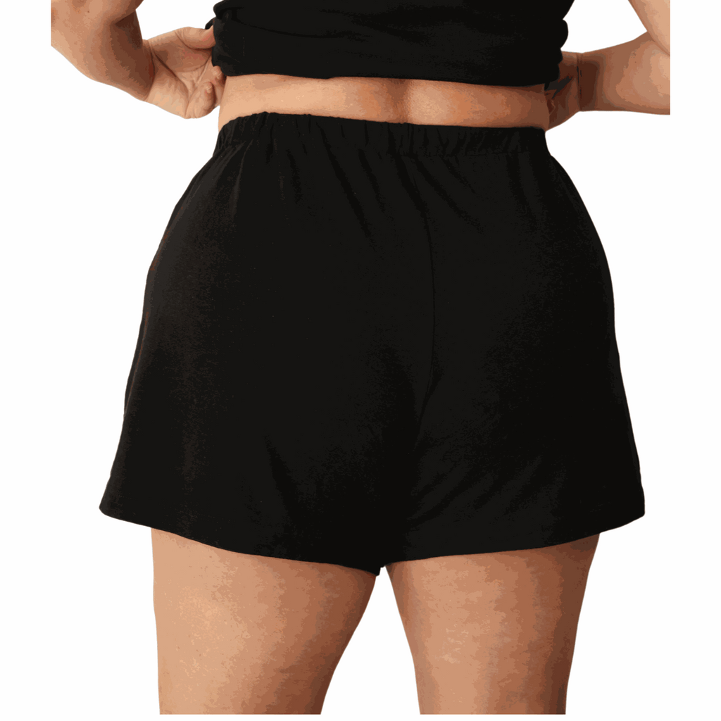 Short évacuant l'humidité pour femme, idéal contre les sueurs nocturnes et les bouffées de chaleur