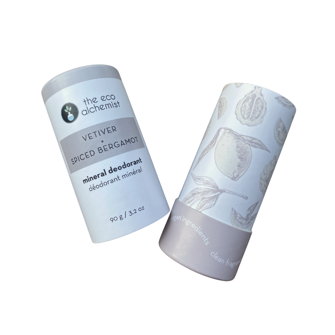 Vetiver + Spiced Bergamot Mineral Deodorant Stick