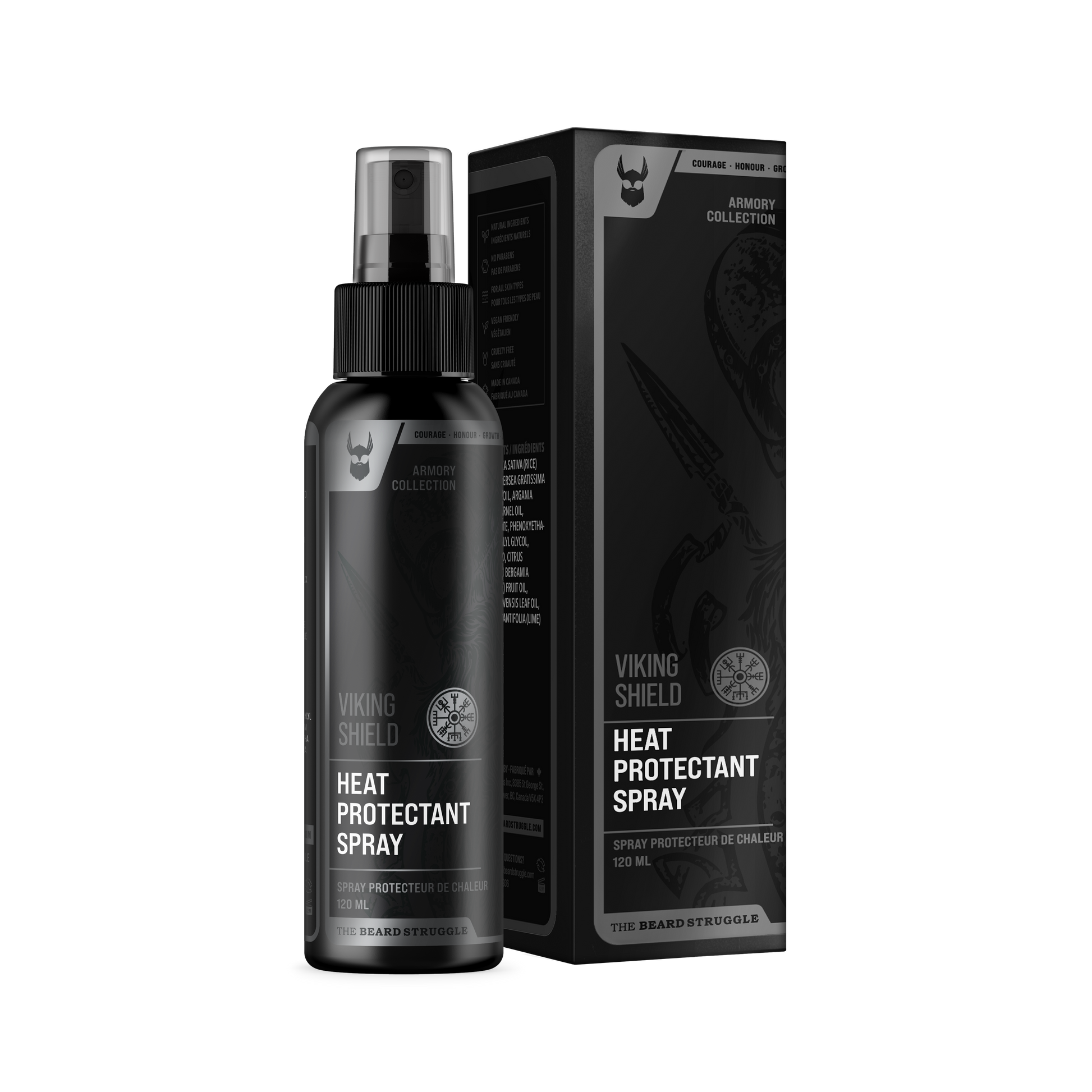 Viking Shield Beard & Hair Heat Protectant Spray