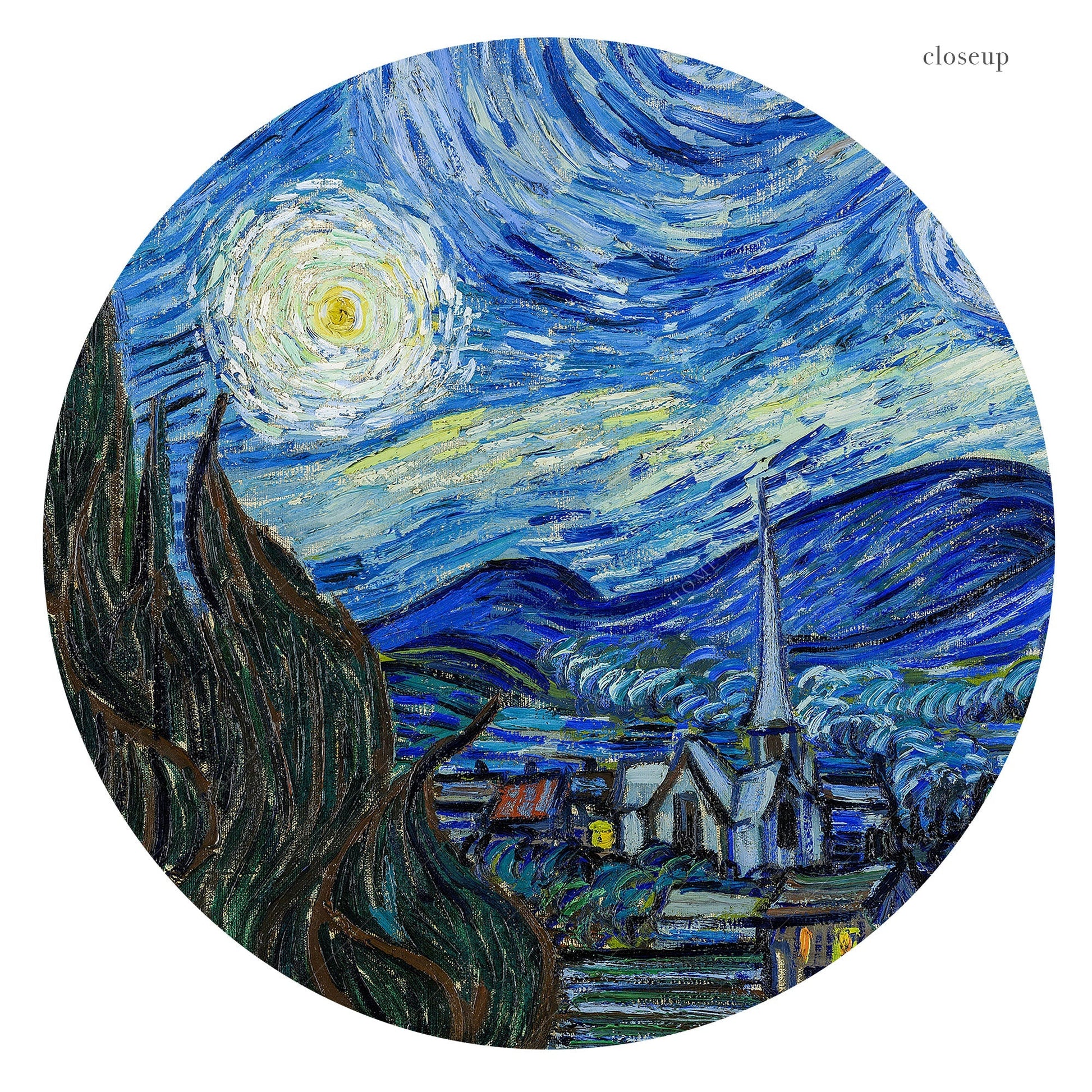 Vincent Van Gogh The Starry Night Art Print – Famous Painting Wall Art
