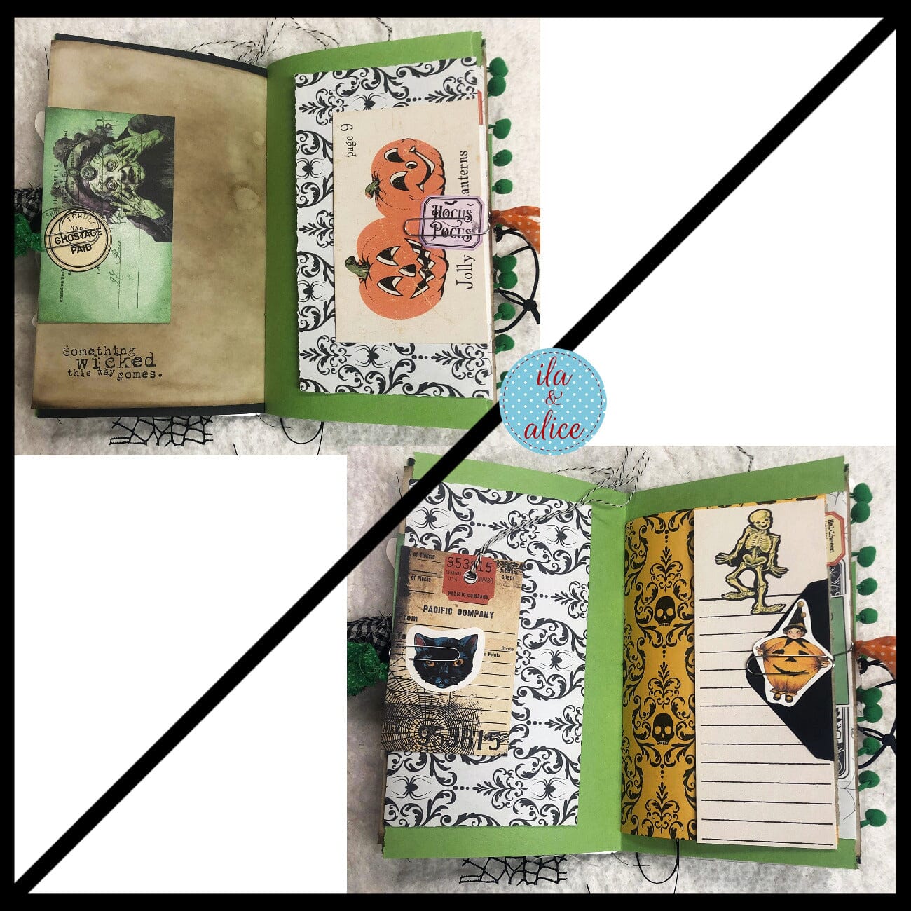 Witches & Pumpkins Oh My! Halloween Junk Journal #4