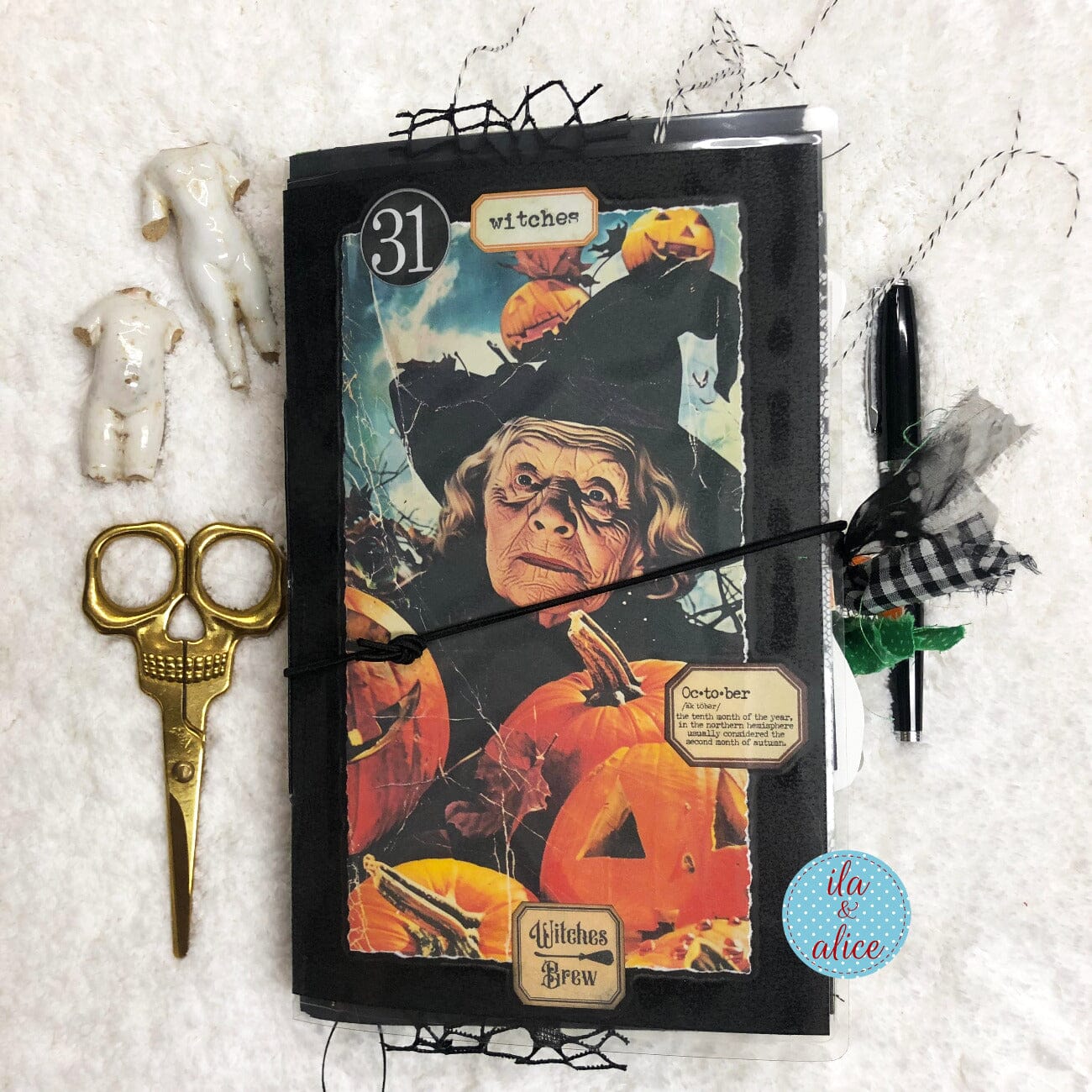 Witches & Pumpkins Oh My! Halloween Junk Journal #4