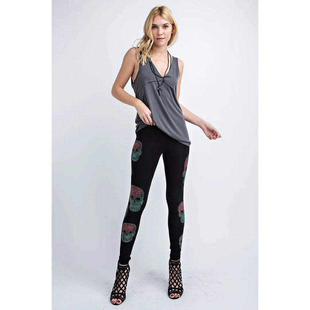 Vocal Women's Sugar Skull Leggings