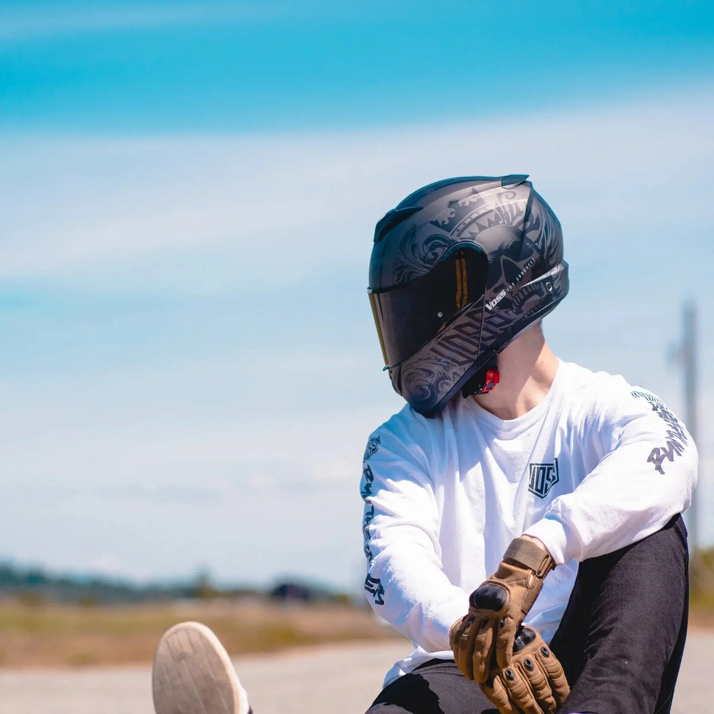 Voss 580 Matte Two Tone Apocalypse Helmet