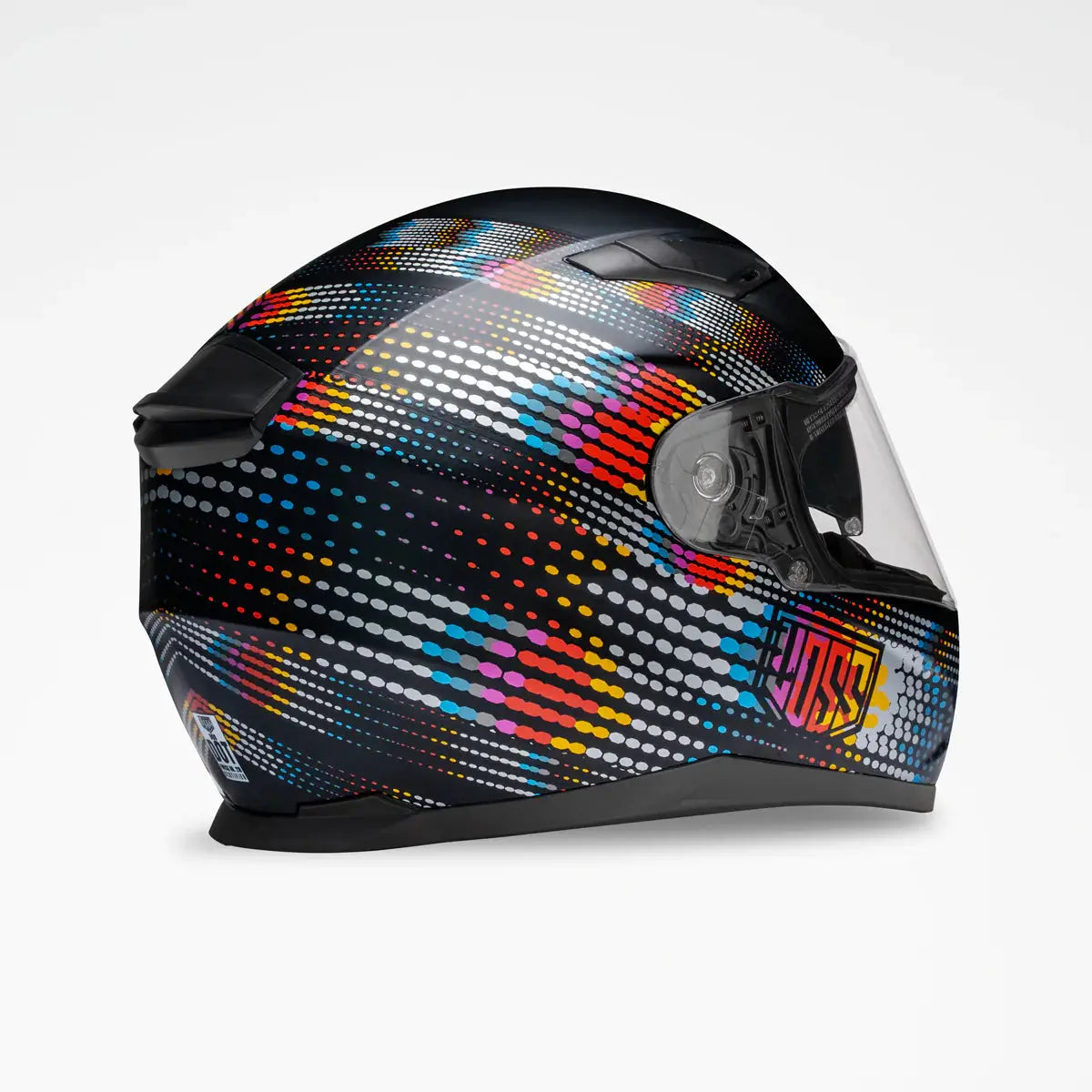 Voss 988 Moto-1 Metal Fractal Helmet