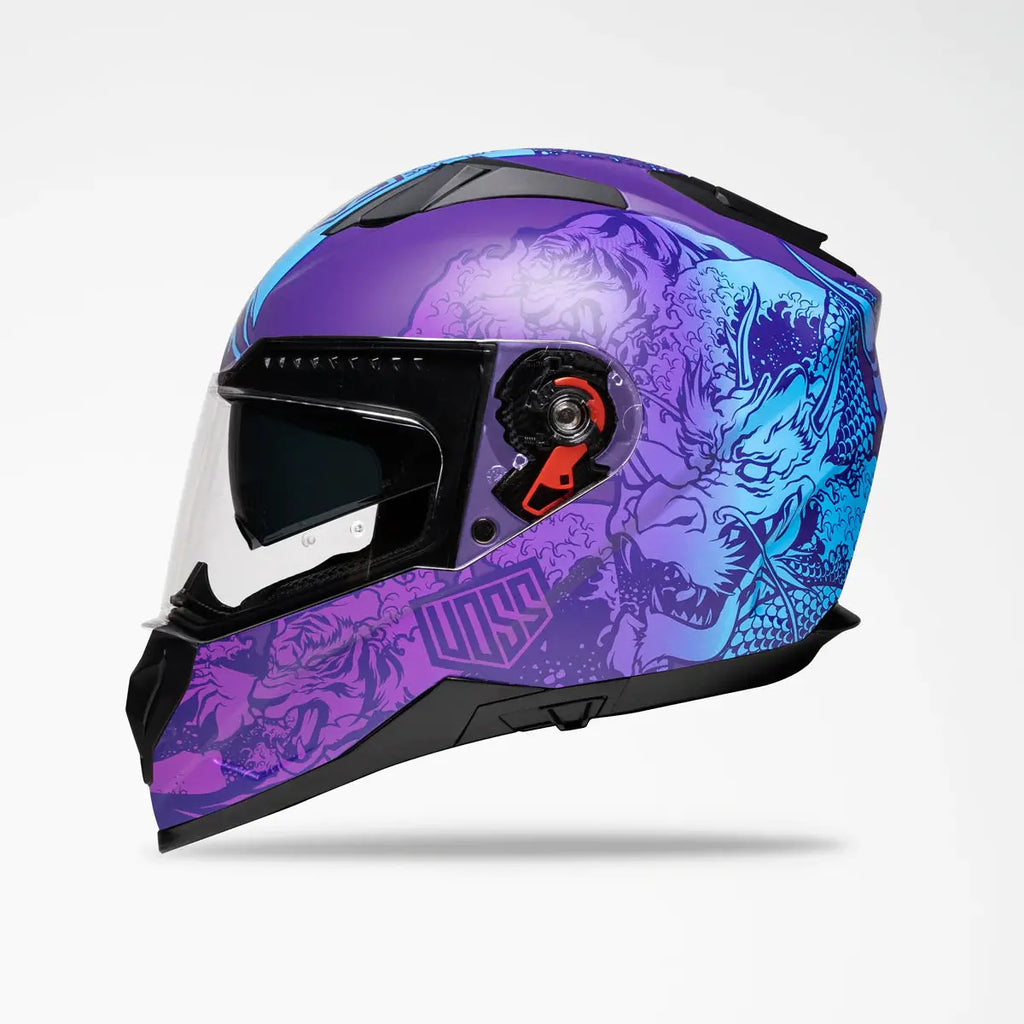 Voss 989 Moto-V Rei Motorcycle Helmet