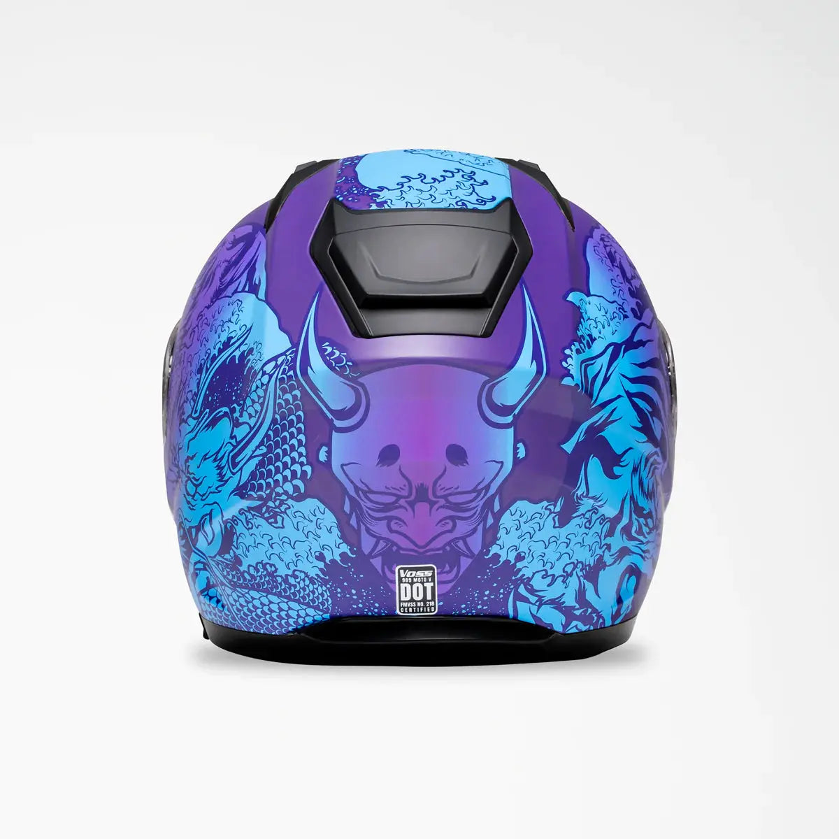 Voss 989 Moto-V Rei Motorcycle Helmet