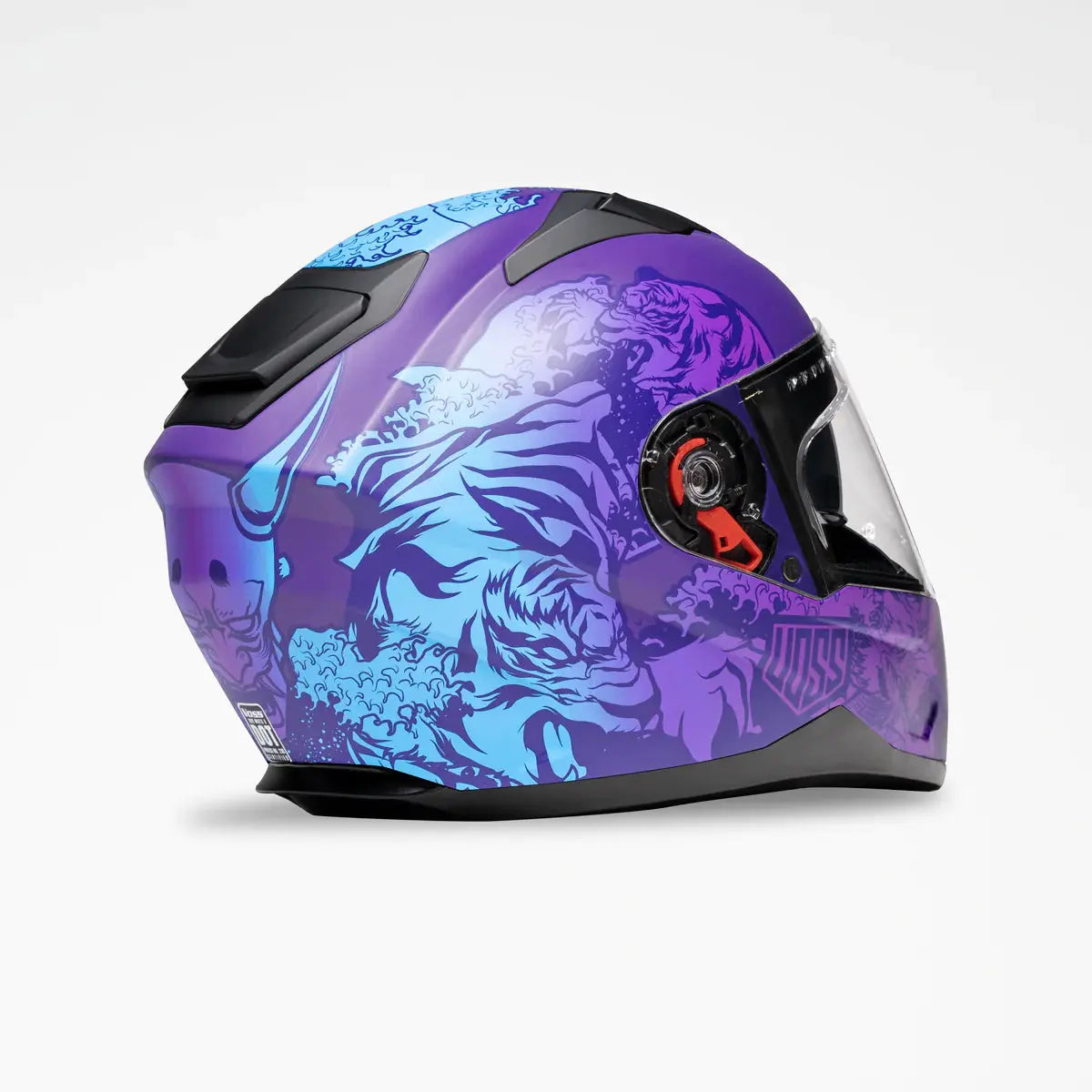 Voss 989 Moto-V Rei Motorcycle Helmet