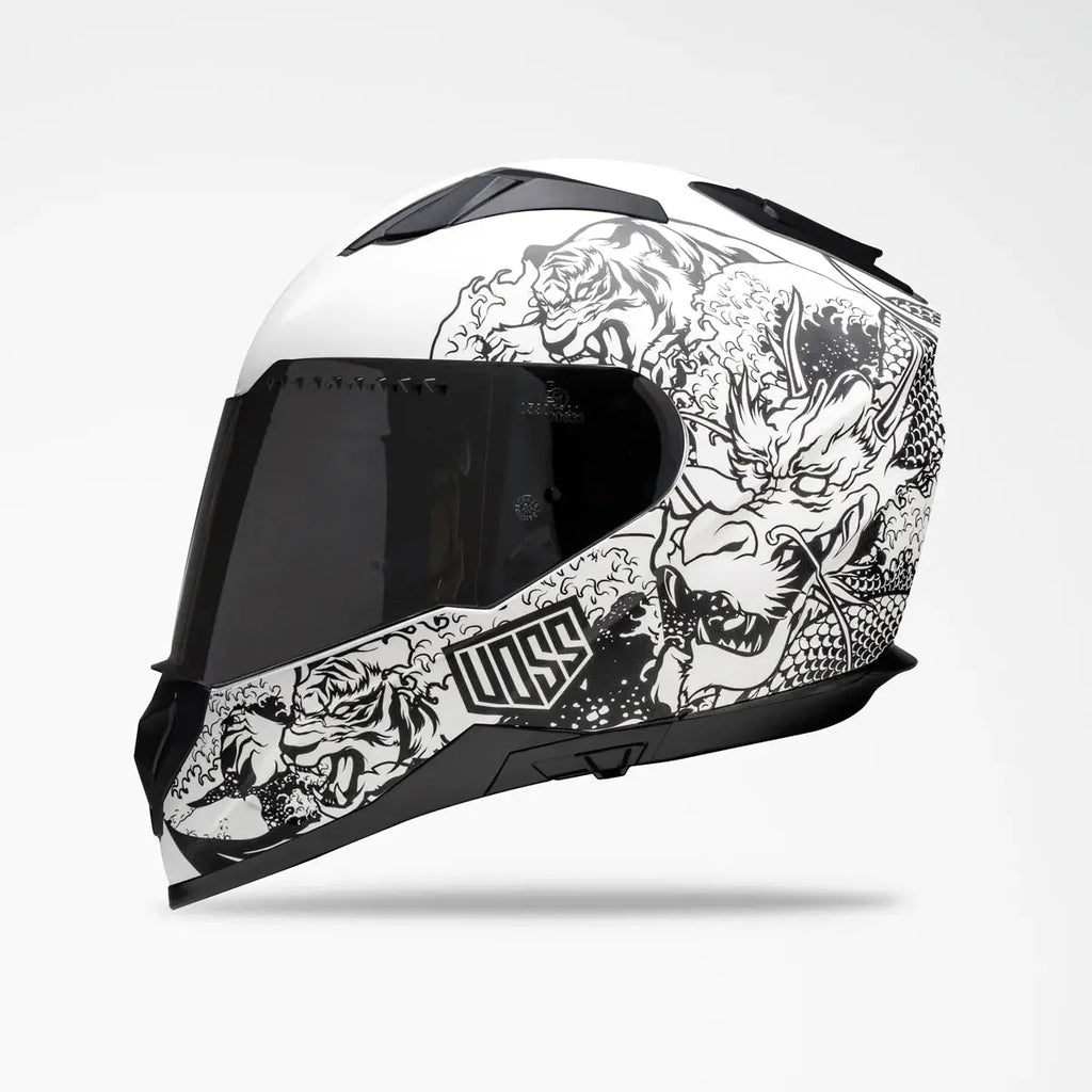 Voss 989 Moto-V Rei Motorcycle Helmet
