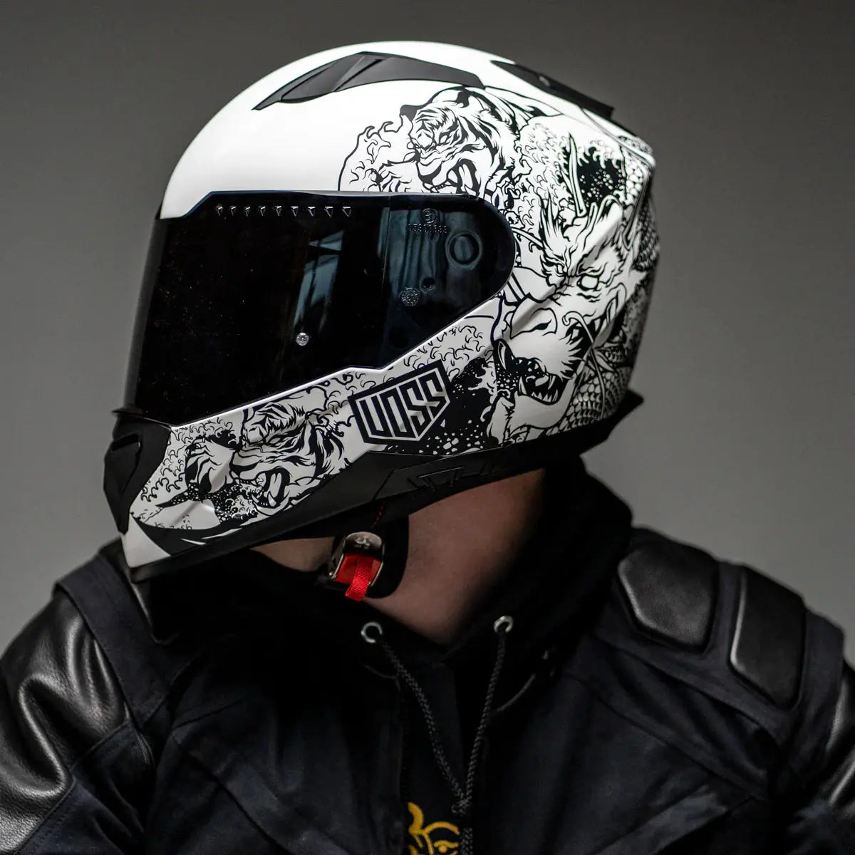 Voss 989 Moto-V Rei Motorcycle Helmet