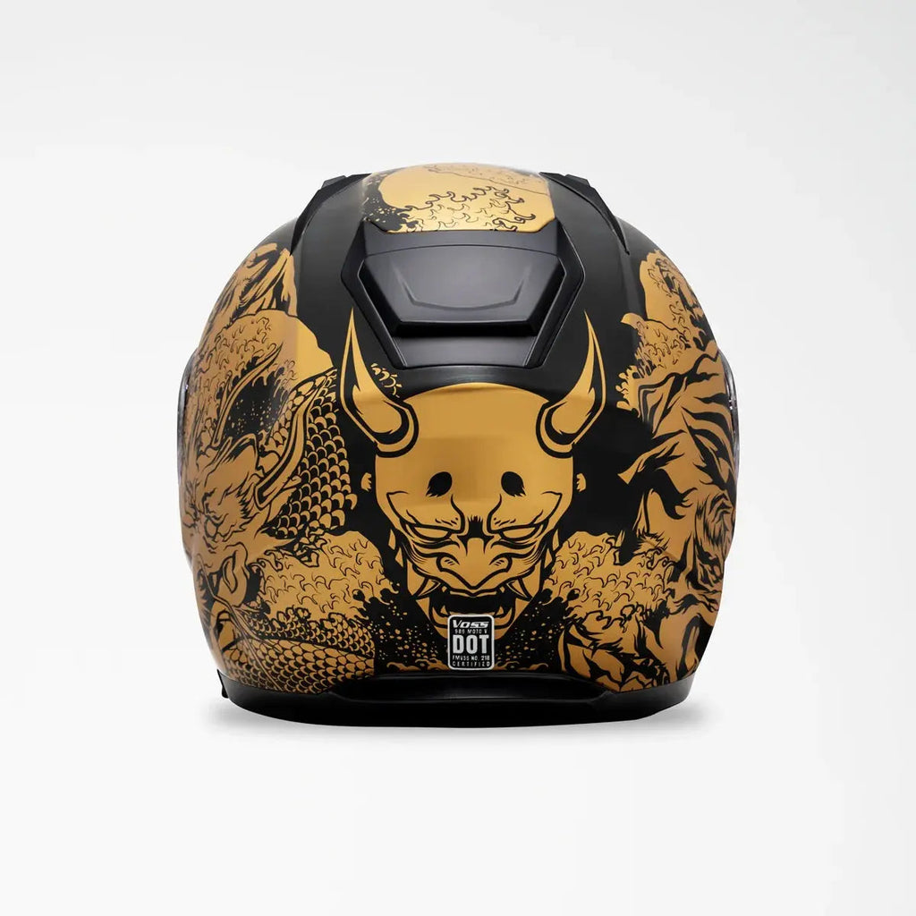 Voss 989 Moto-V Rei Motorcycle Helmet